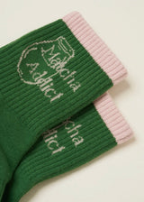 Matcha Grip Socks