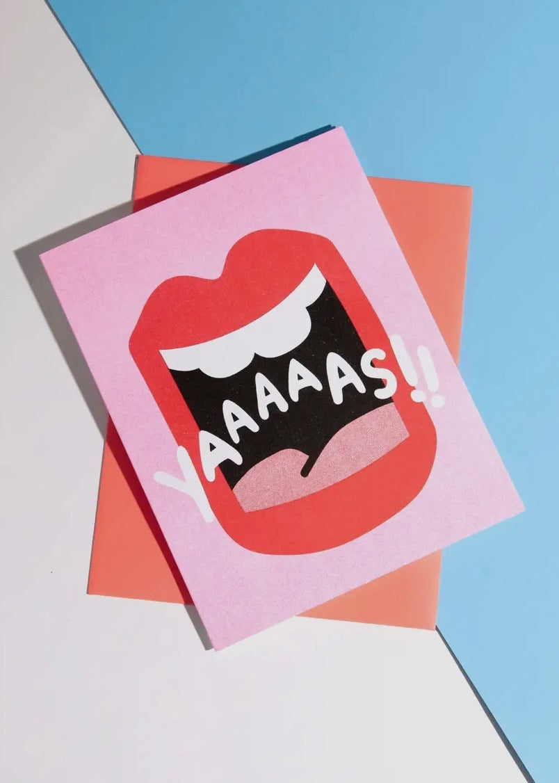 Risograph Yes Card