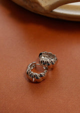 Arya Thick Twisted Hoops