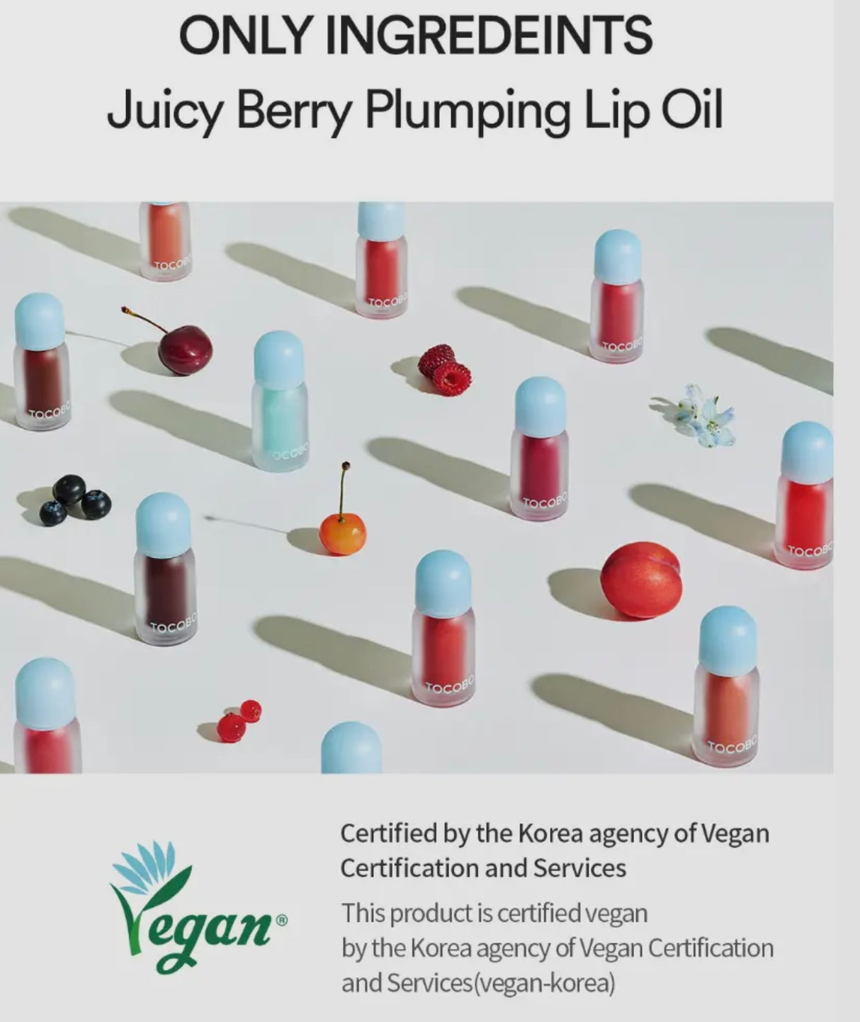 Tocobo Juicy Berry Plumping Lip Oil