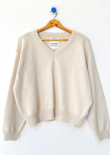 *pre-order Abby Cotton V-Neck Sweater