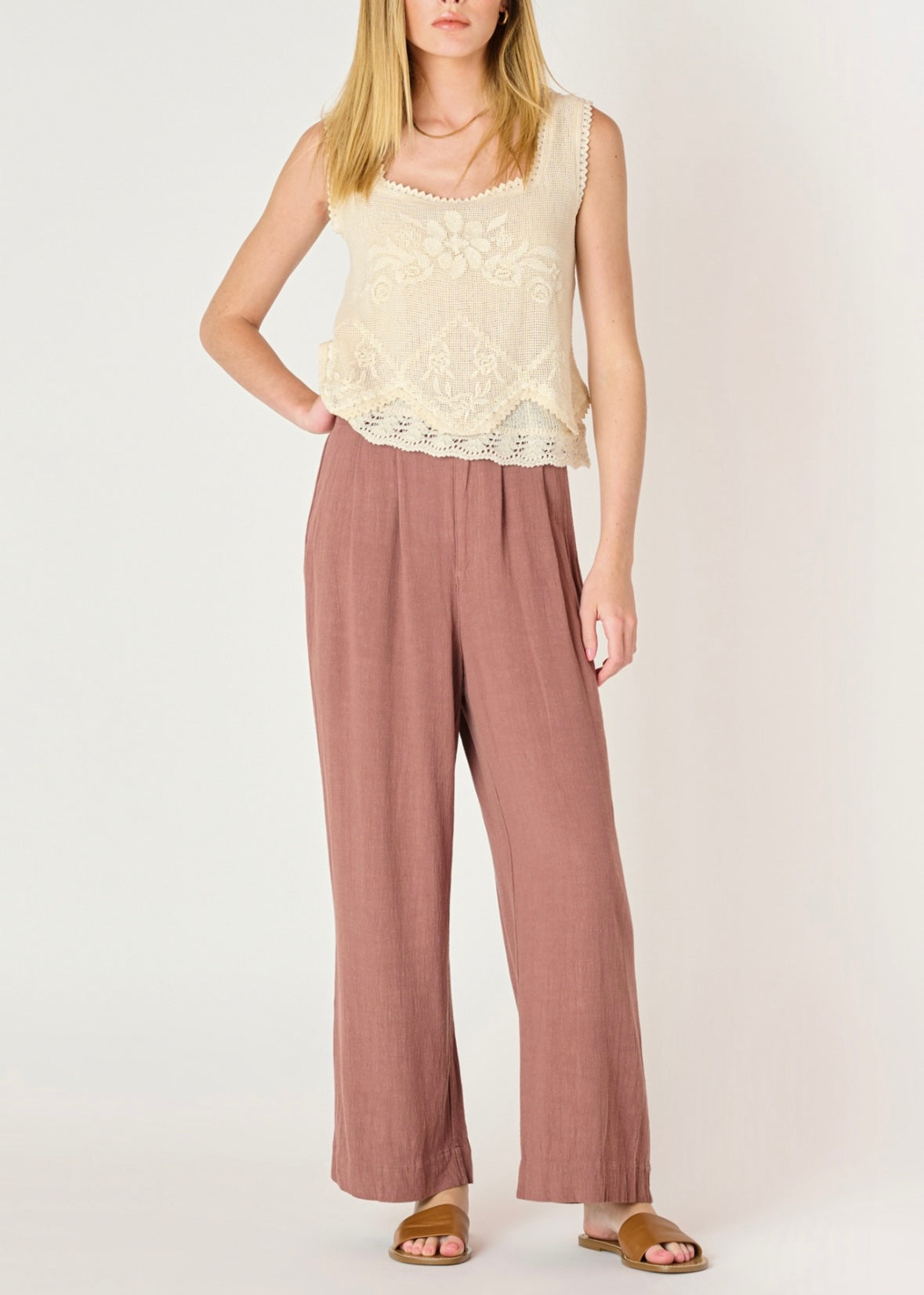 Layered Lace Tank