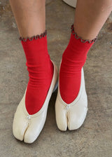 Ruffle Modal Socks