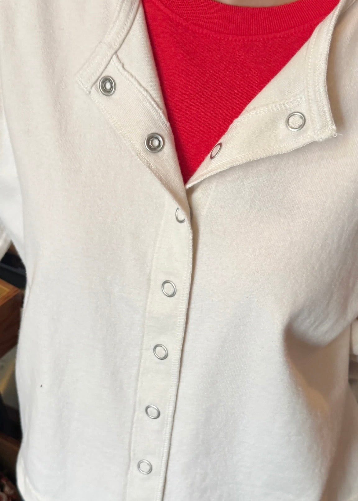 *pre-order Soft Jersey Snap Cardigan
