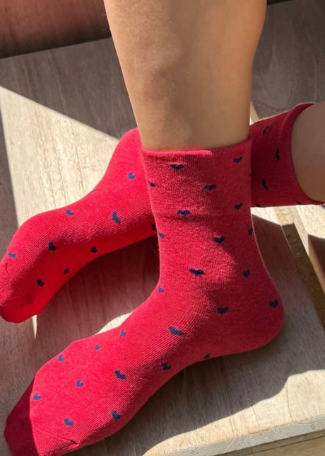 Heart Sneaker Socks