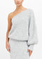 The Victoria One Shoulder Knit Sweater