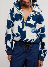 Printed Mountain High 1/2 Zip Jacket