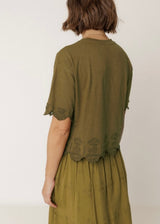 Lace Trim T-Shirt