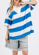 Danny Stripe Rugby Top