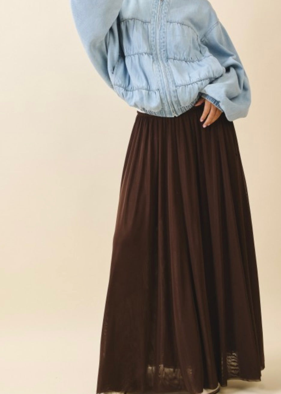 Autumn Mesh Skirt