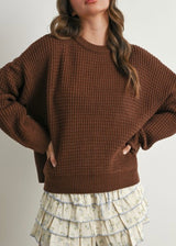 Yuki Waffle Sweater