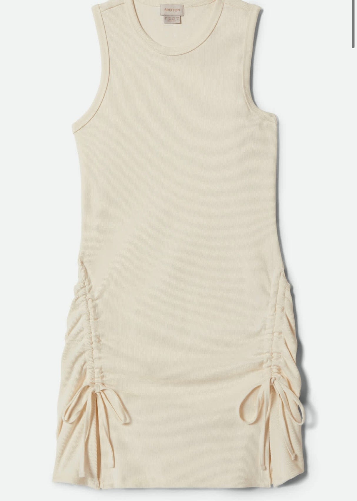 Ribbed Cinch Mini Dress