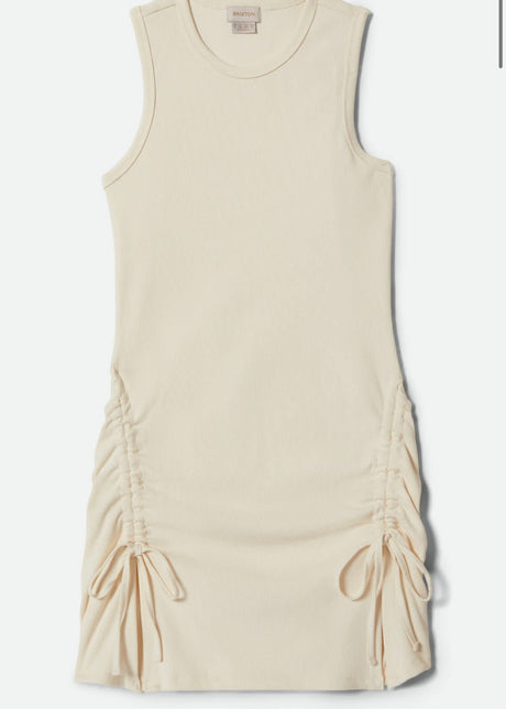 Ribbed Cinch Mini Dress