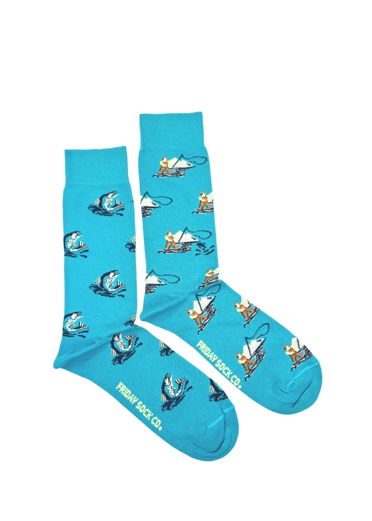 Retro Fly Fishing Socks