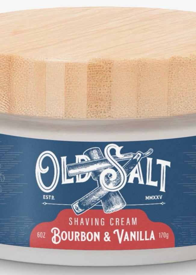 Bourbon + Vanilla Shaving Cream with Undaria Sea Kelp