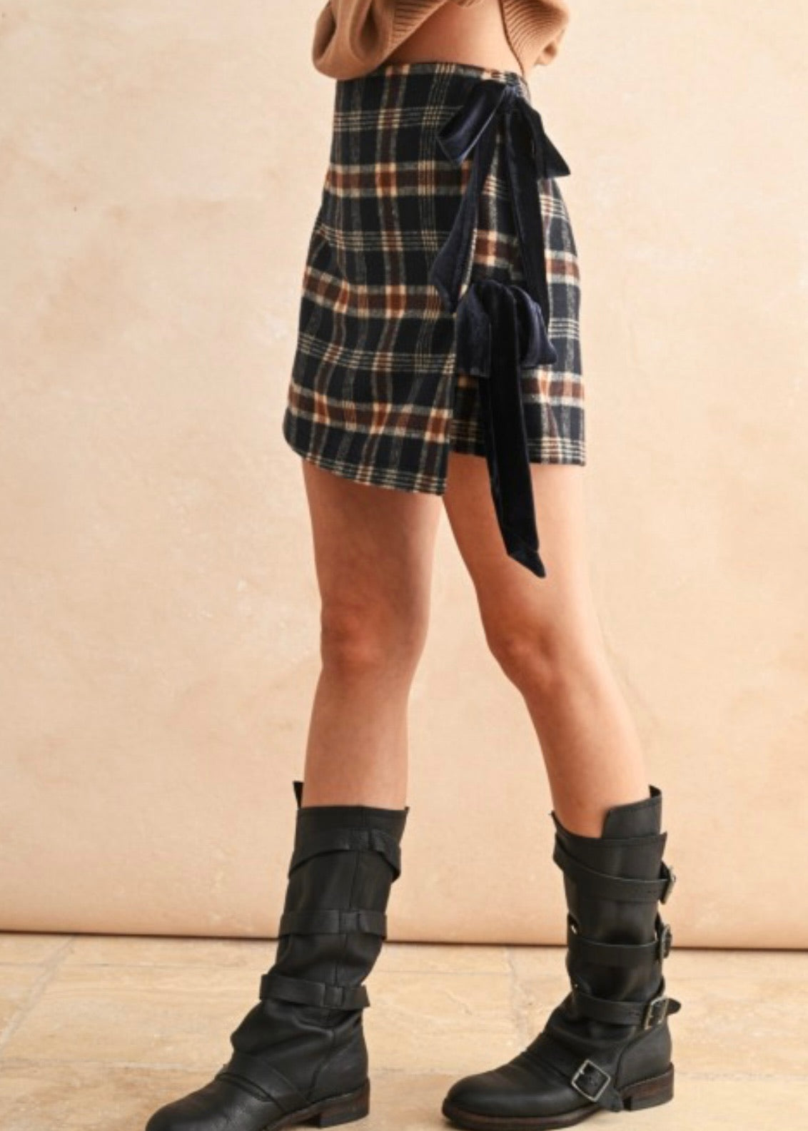 Tanny Plaid Skort