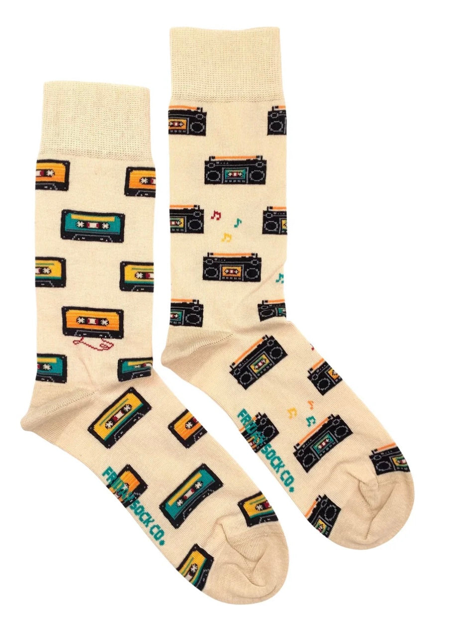 Cassette Boom Box Socks