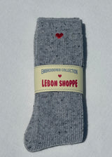 Embroidered Snow Socks
