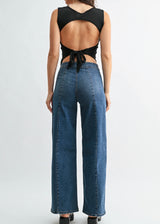 Livie Long Pocket Straight Jean