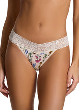 Signature Lace Printed Thong
