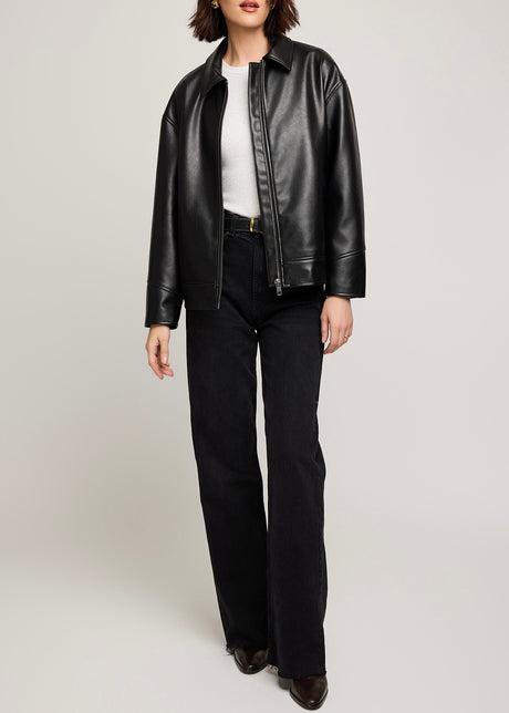 Audrey Faux Leather Jacket