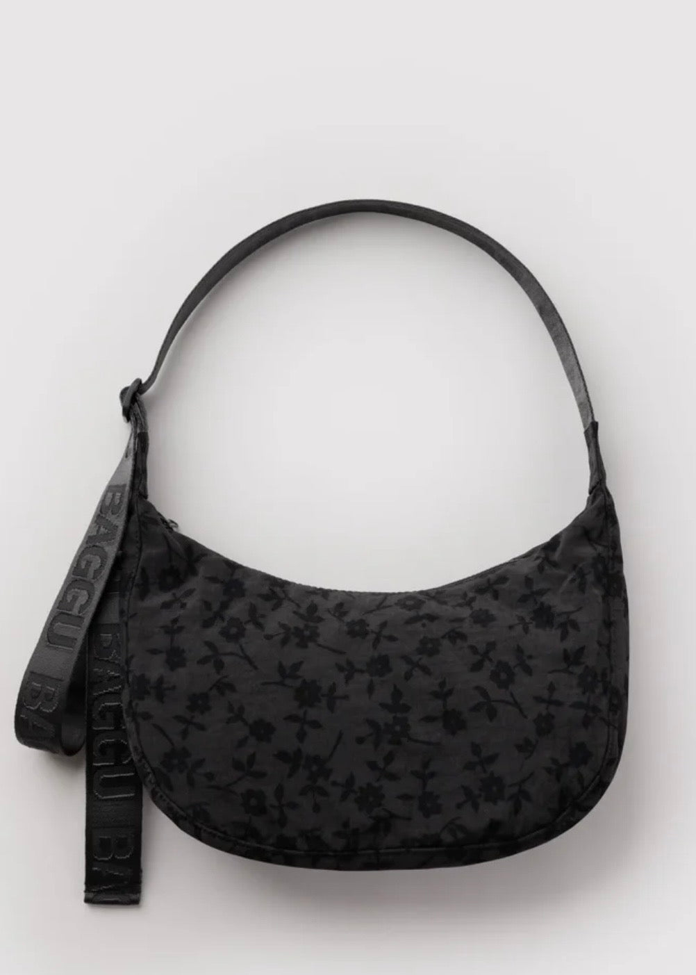 Medium Nylon Crescent Bag