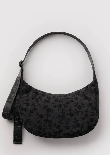 Medium Nylon Crescent Bag