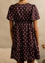 Jessica Polka Dot Babydoll Dress