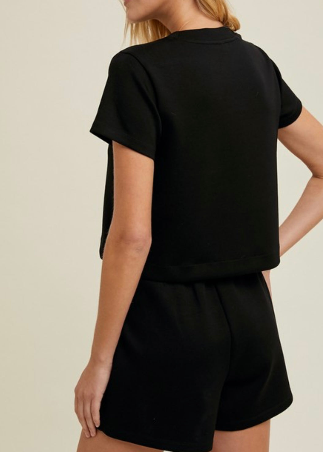 Scuba Crop Top + Skort Set