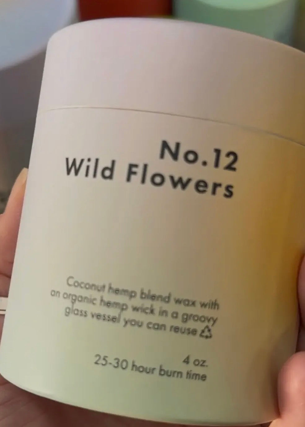 No. 12 Wild Flowers Candle