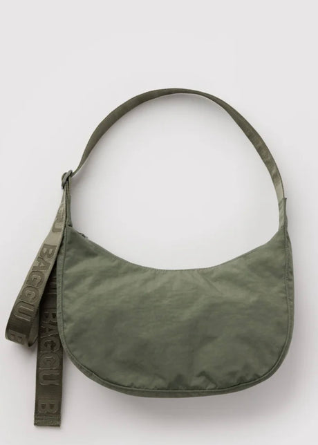 Medium Nylon Crescent Bag