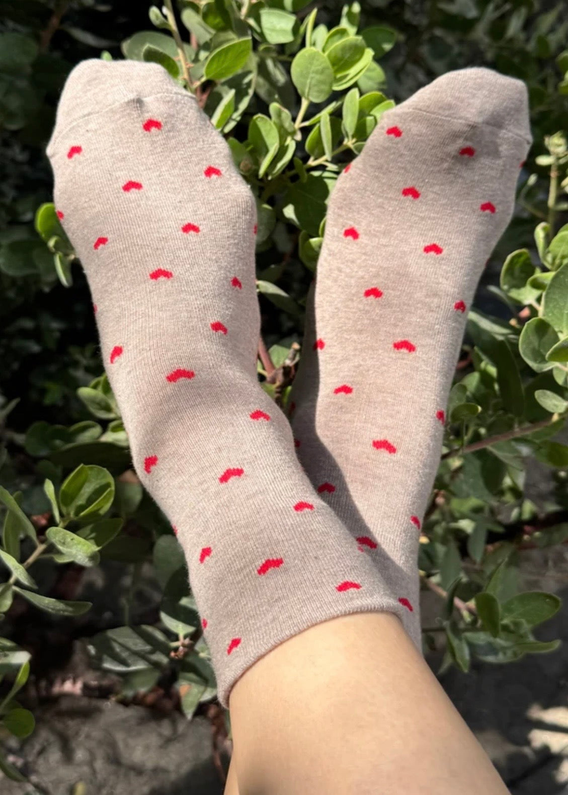 Heart Sneaker Socks