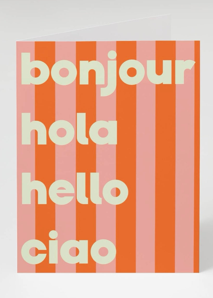 Bonjour Card