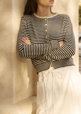 The Mona Stripe Cardigan