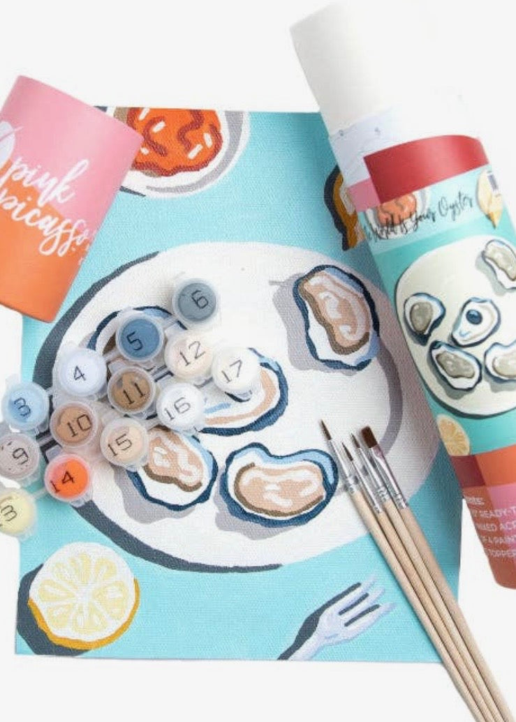 The World is Your Oyster Paint by Numbers Kit