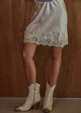 Louie Satin Skirt