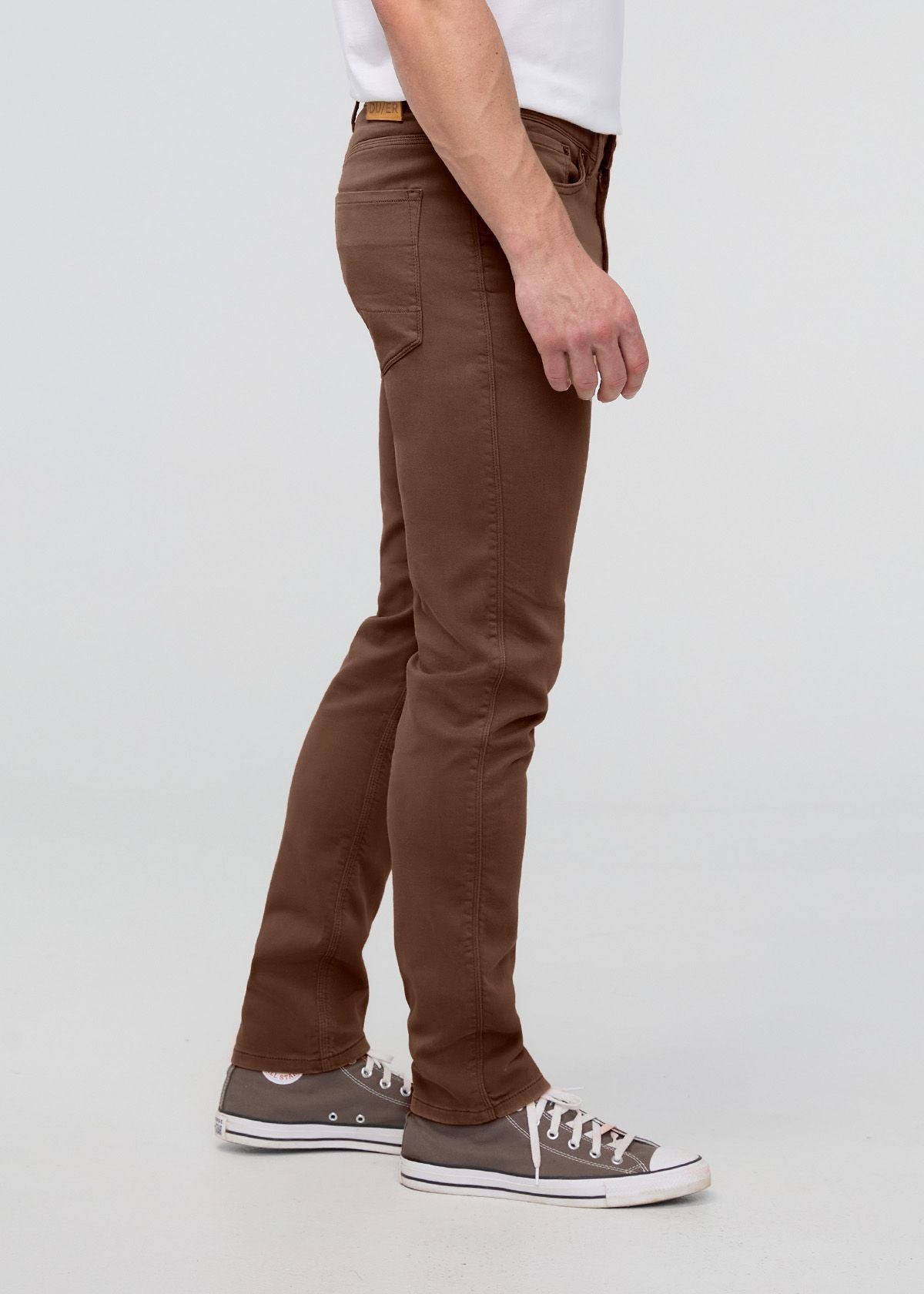 No Sweat Slim in Deep Taupe