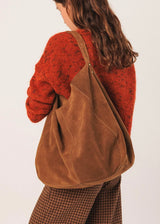Suede Tote Bag