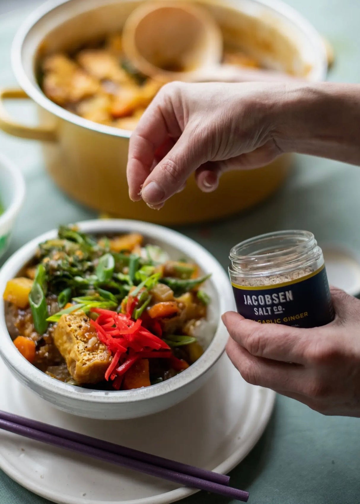 Black Garlic Ginger Salt - Infused Sea Salt