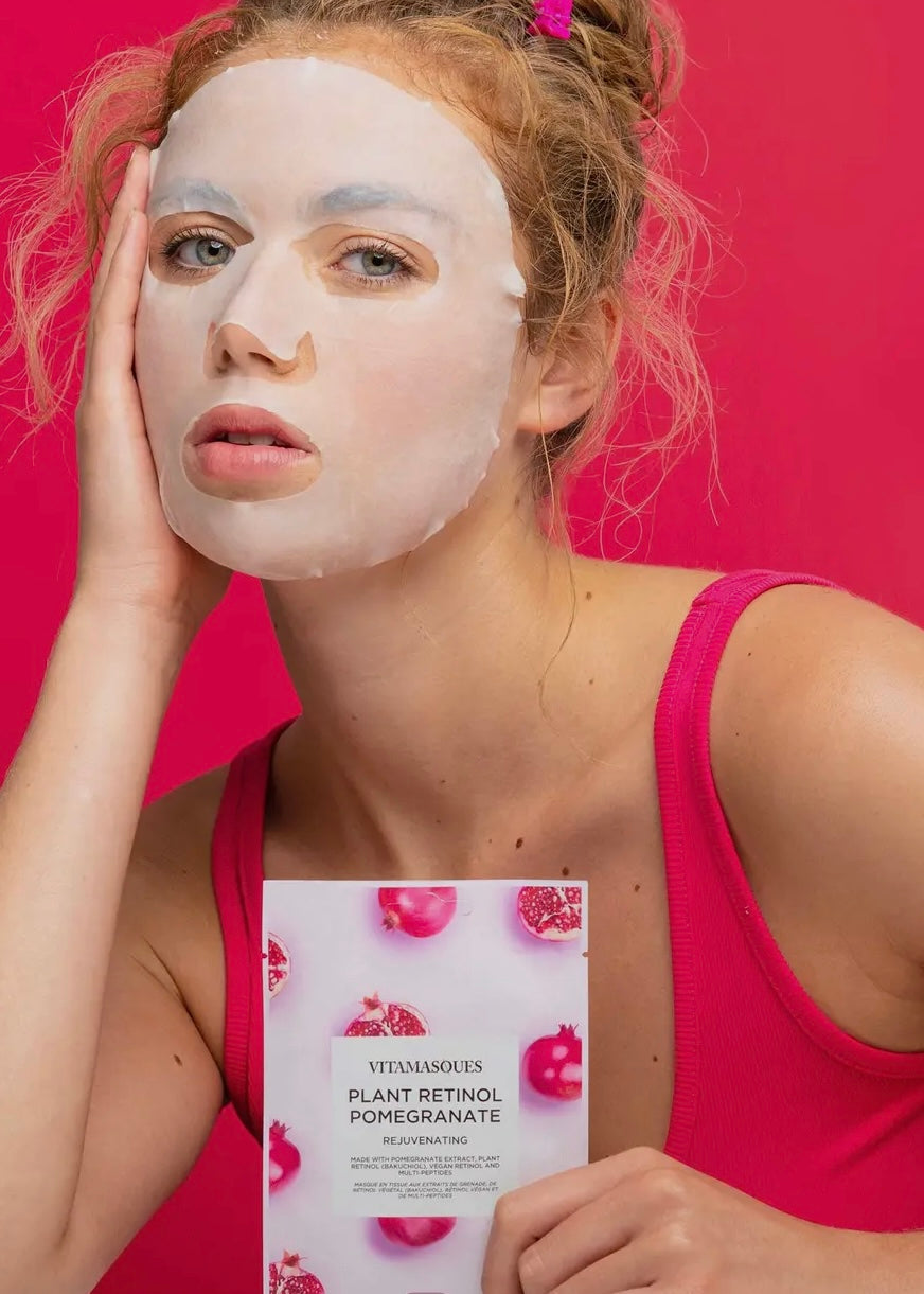 Retinol Pomegranate Face Sheet Mask