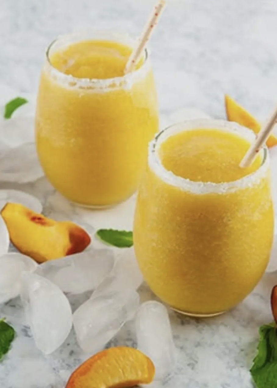Peach Bellini Frozen Cocktail