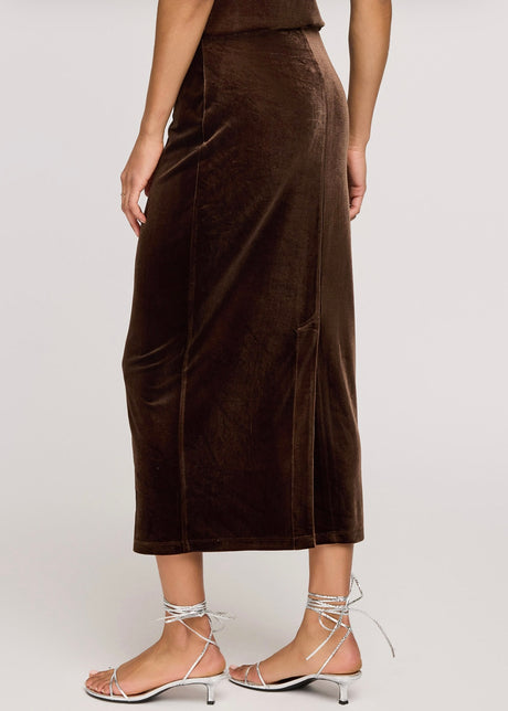 Dahlia Velvet Skirt