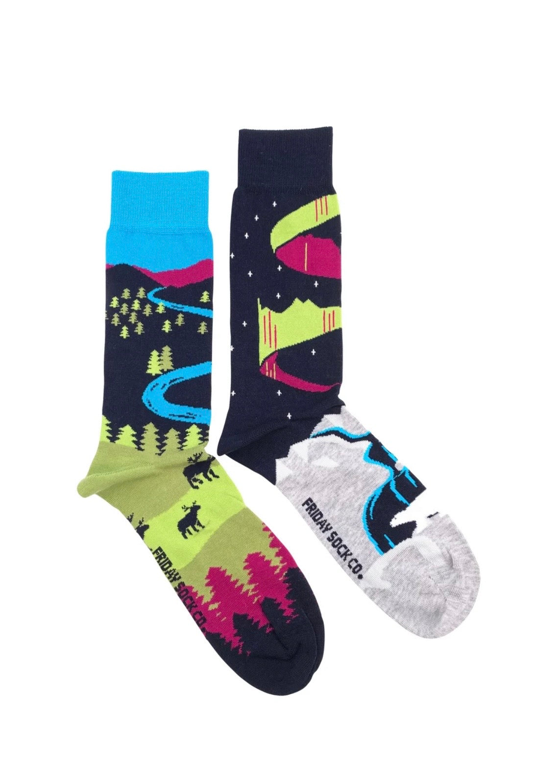 Northern Canada Landscape Socks