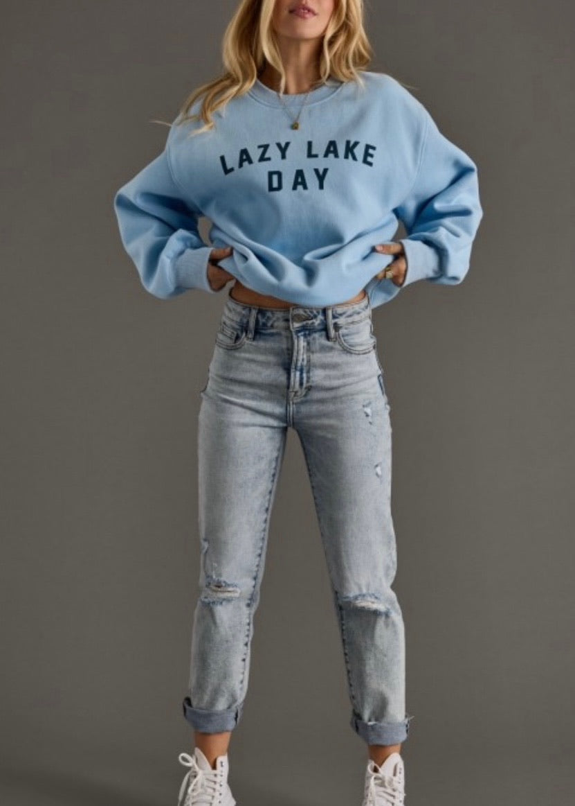 Lazy Lake Day Sweatshirt