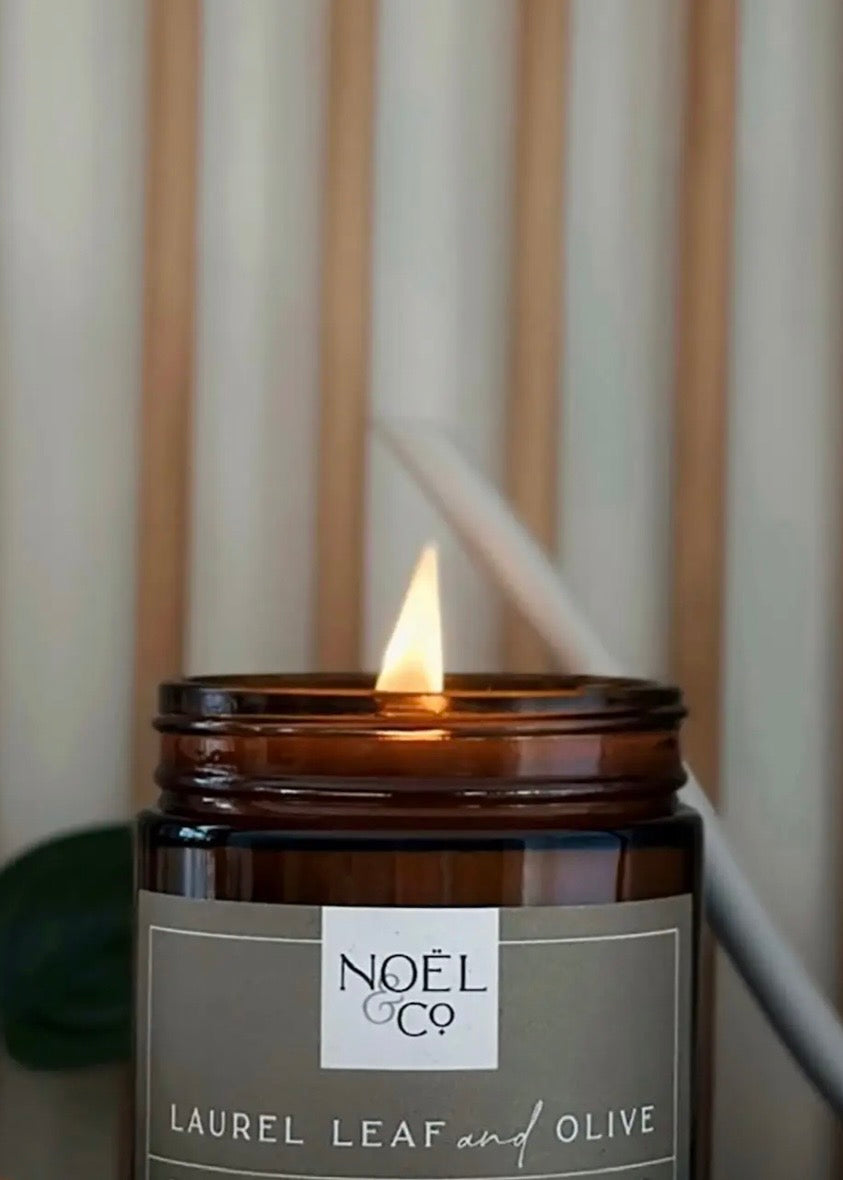 Laurel Leaf & Olive Candle