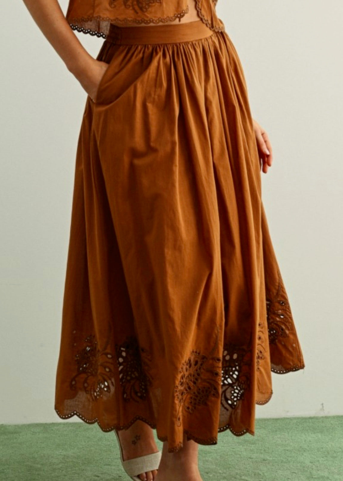 Ginger Embroidered Skirt
