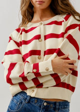 Margo Stripe Cardigan