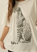 *pre-order Cheetah Oversized Graphic T-Shirt