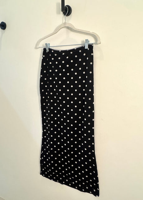 Mesh Maxi Tube Skirt