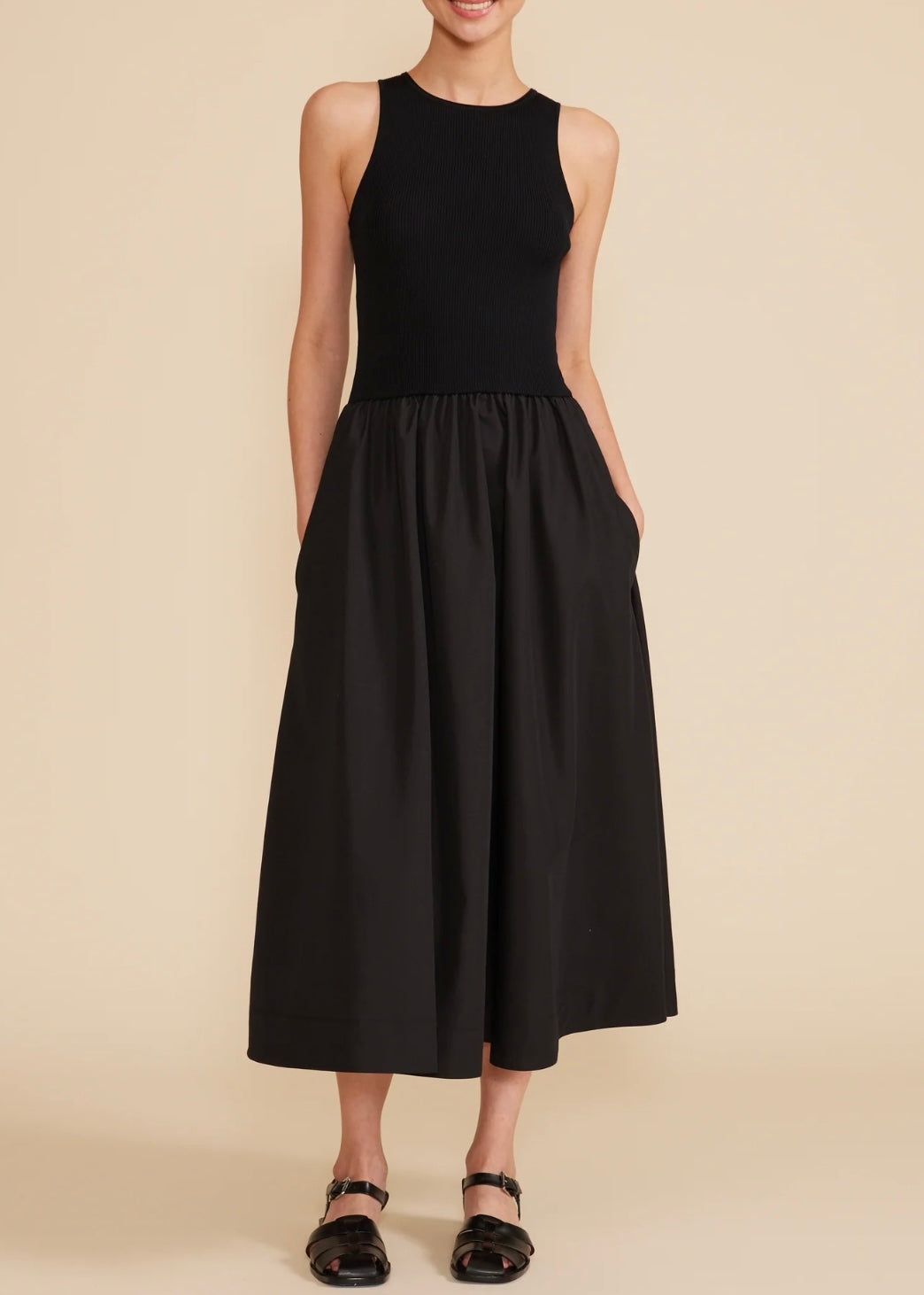 Marlena Mixed Media Dress